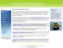 Tablet Screenshot of bowenbrisbane.com.au